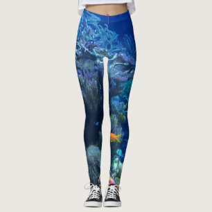 Under Water Ocean World And Summer Story Leggings