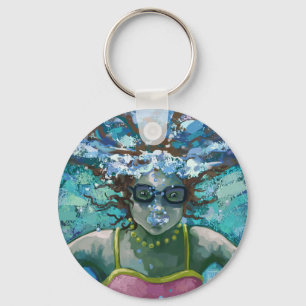 Under Water Swim Key Ring