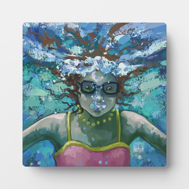 Under Water Swim Plaque (Front)