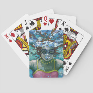 Under Water Swim Playing Cards