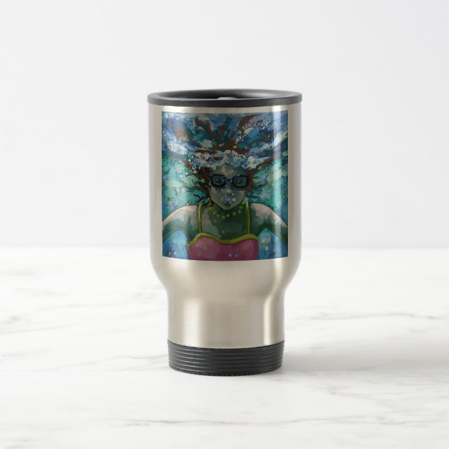 Under Water Swim Travel Mug (Center)