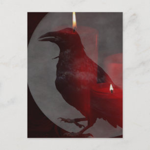 "Under Your Spell in Red" Postcard