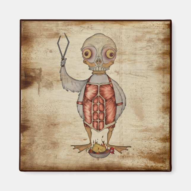 Undercover BBQ Duck Magnet (Front)