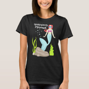 UNDERCOVER MERMAID Mermaid Teen Girls Kids Women T-Shirt