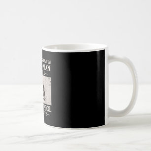 Underestimate an Old Man Shoots Pool in Seventies Coffee Mug