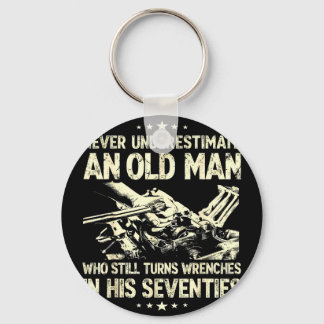 Underestimate an old man who turns wrenches  key ring