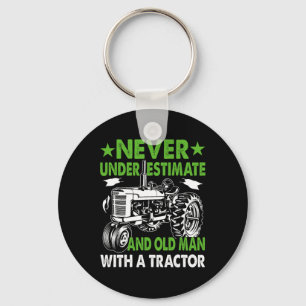 Underestimate An Old Man With A Tractor Key Ring