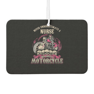 Underestimate Nurse Who Rides Motorcycle Biker Car Air Freshener