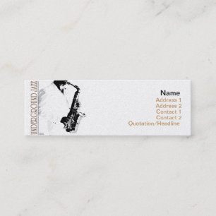 Underground Jazz Business Card