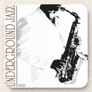 Underground Jazz Cork Coaster