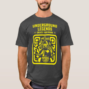 Underground Legends – Spray Life Streetwear Graphi T-Shirt