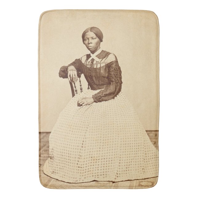 Underground Railroad Abolitionist Harriet Tubman  Bath Mat (Front Vertical)