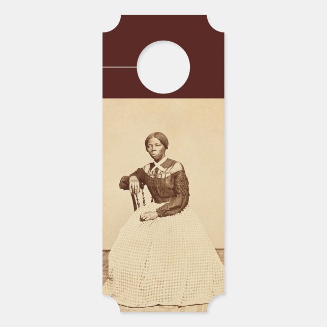 Underground Railroad Abolitionist Harriet Tubman  Door Hanger (Front)