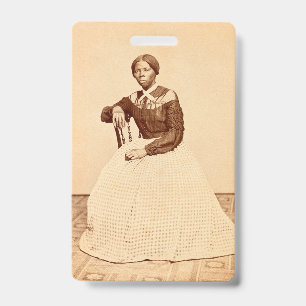 Underground Railroad Abolitionist Harriet Tubman ID Badge