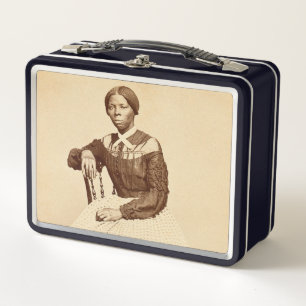 Underground Railroad Abolitionist Harriet Tubman  Metal Lunch Box