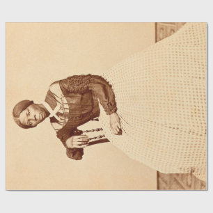Underground Railroad Abolitionist Harriet Tubman  Wrapping Paper