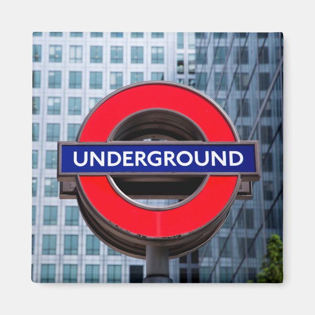 Underground Sign Fridge Magnet (Front)