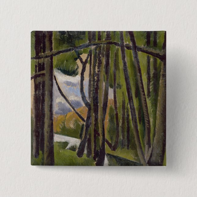 Undergrowth, 1910 15 cm square badge (Front)