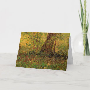 Undergrowth by Vincent van Gogh Card