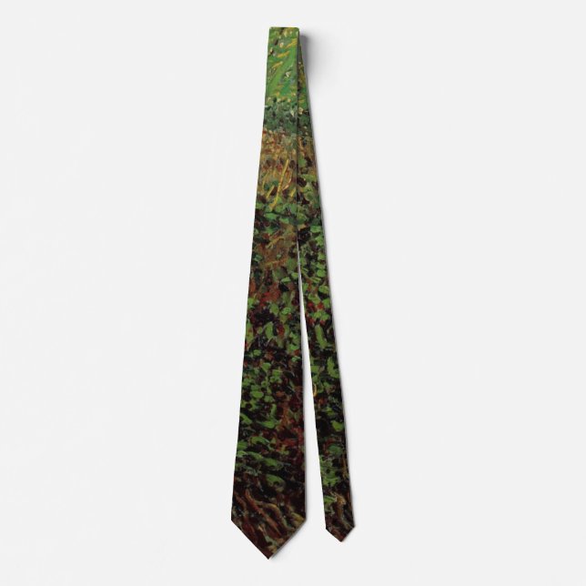 Undergrowth by Vincent van Gogh Tie (Front)