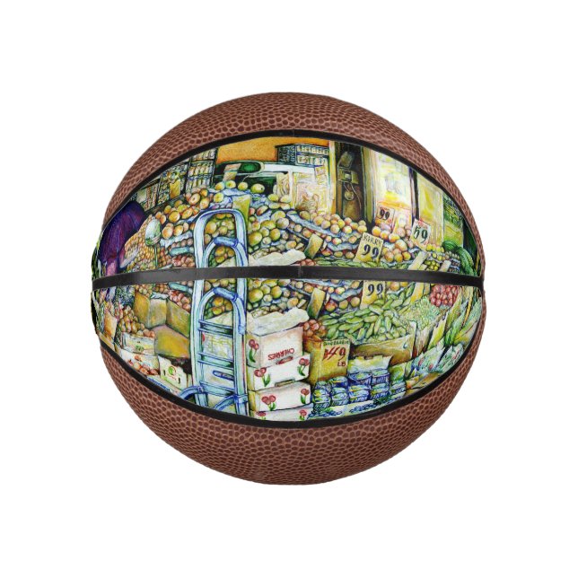 Undermining Artistic Gentrification Mini Basketball (Front)