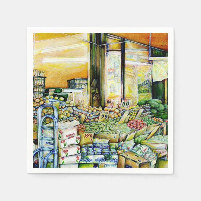 Undermining Artistic Gentrification Napkin (Front)