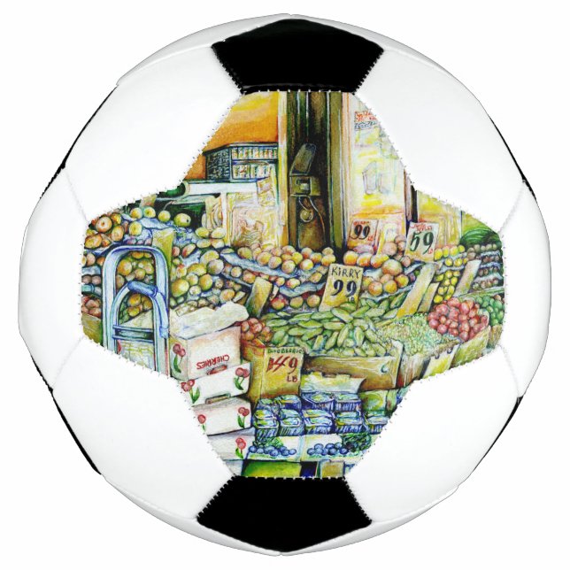 Undermining Artistic Gentrification Soccer Ball (Front)