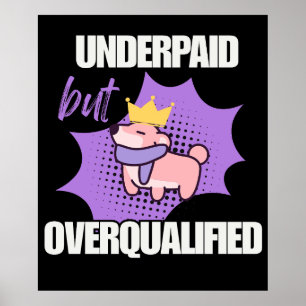 Underpaid But Overqualified Poster