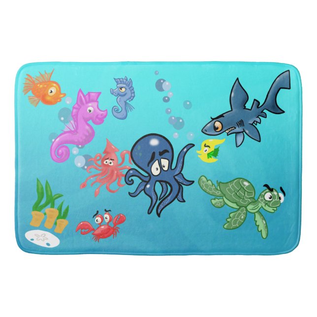 Undersea Bath Mat (Front)