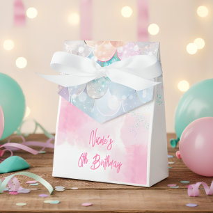 Undersea magic mermaid birthday bash favour box
