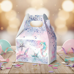 Undersea magic mermaid birthday bash favour box