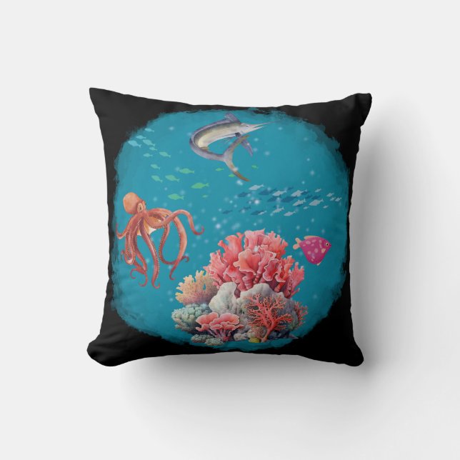 Undersea world cushion (Front)