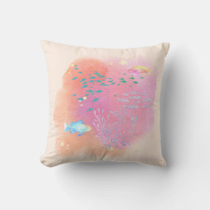 Undersea World Throw Pillow