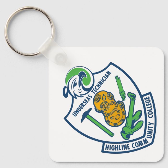 Underseas Tech Crest Key Ring (Front)