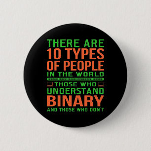 Understand Binary Software Programmer Programming 6 Cm Round Badge