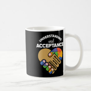 Understanding Acceptance Autism Awareness Heart Pu Coffee Mug