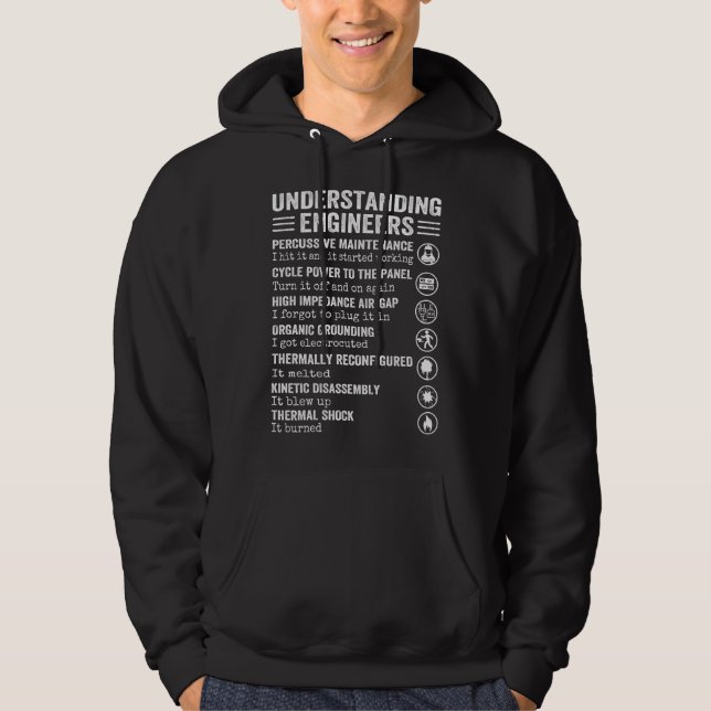 understanding engineers hoodie (Front)