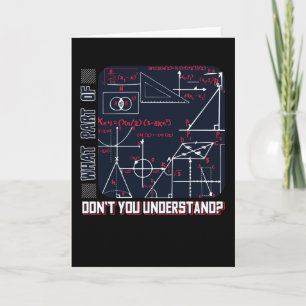 Understanding Mathematics Card