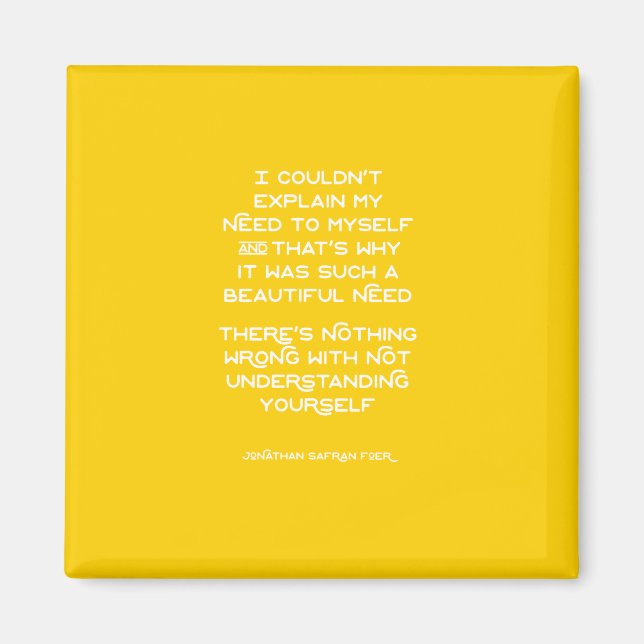 Understanding Yourself Magnet (Front)