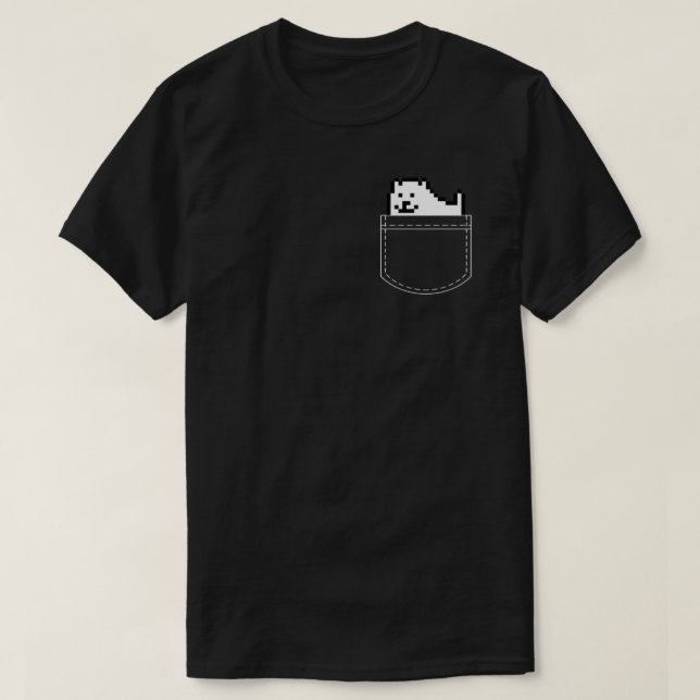 Undertale Dog Pocket Tee  (Design Front)