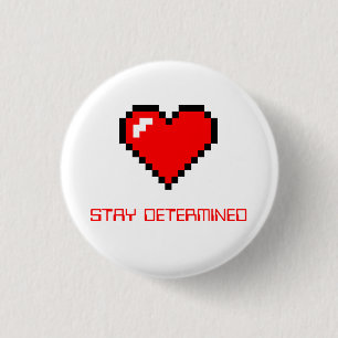 Undertale inspired quote 2 3 cm round badge