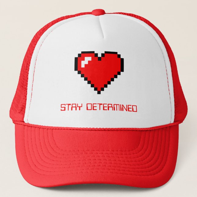 Undertale inspired quote 2 trucker hat (Front)
