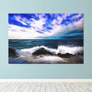 Undertow Sea Canvas Print