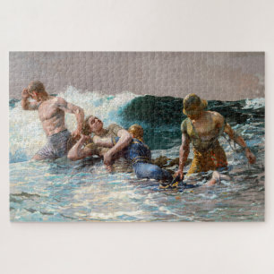 Undertow Winslow Homer Jigsaw Puzzle
