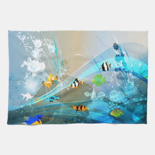 Underwater 1 Kitchen Towels