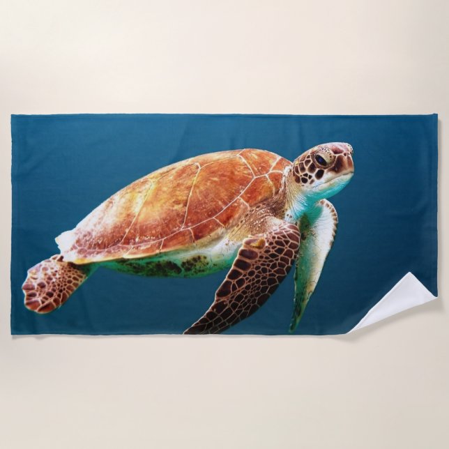 Underwater 24 Beach Towel (Front)