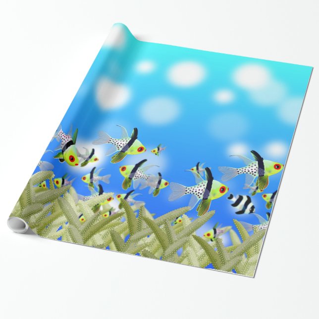 Underwater 28 Wrapping Paper (Unrolled)