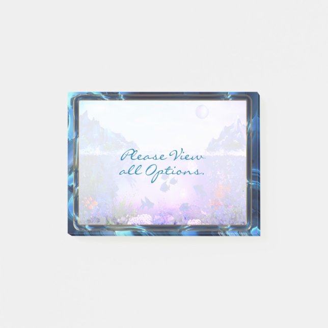 Underwater 5A Post-it Notes (Front)