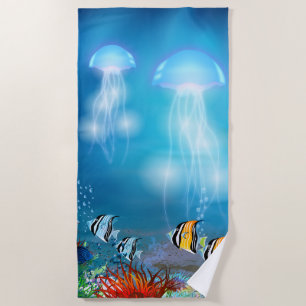 Underwater 7 Beach Towel