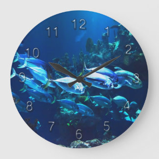 Underwater 8 Wall Clocks & Numeral Options
